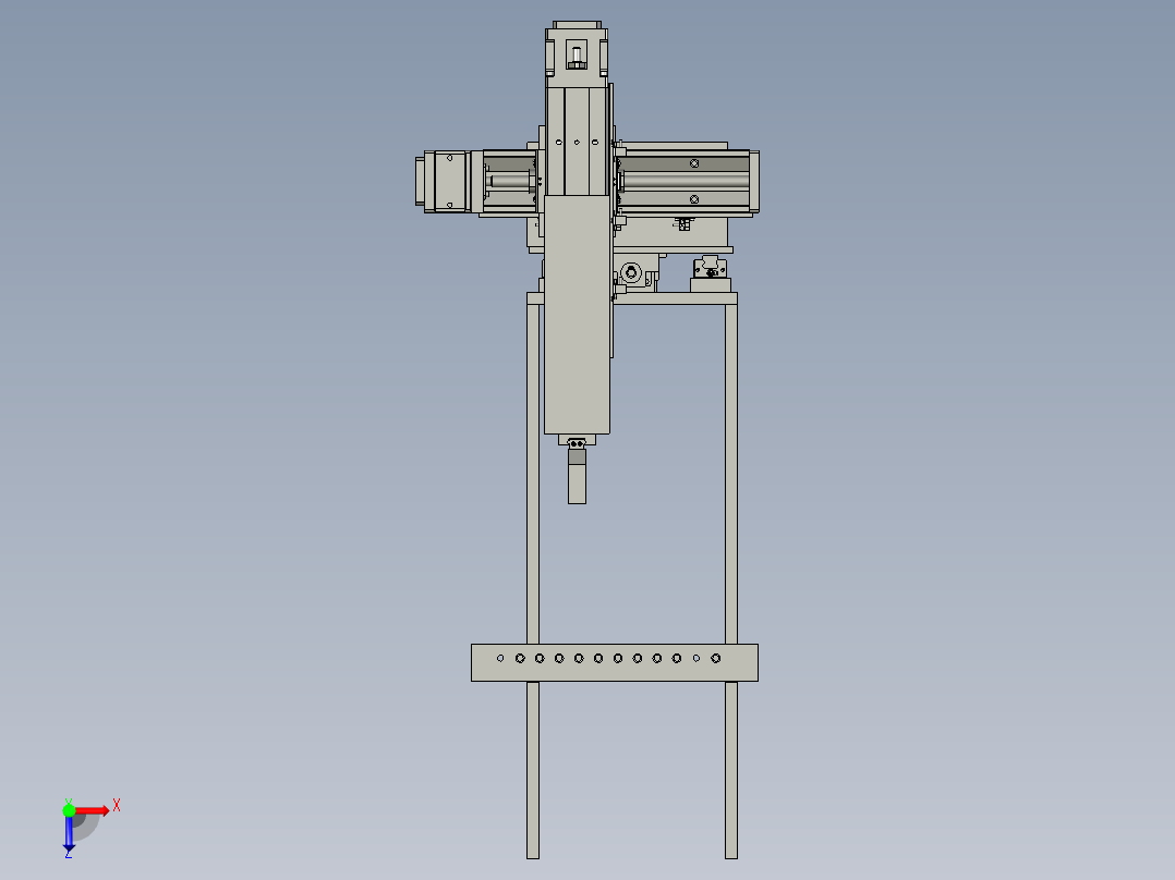 JC-XYZ机械手装配俯视图