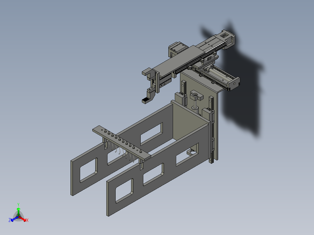 JC-XYZ机械手装配正等轴测图