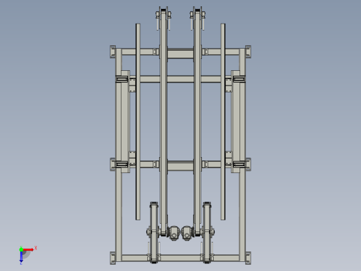 隔条输送组件俯视缩略图