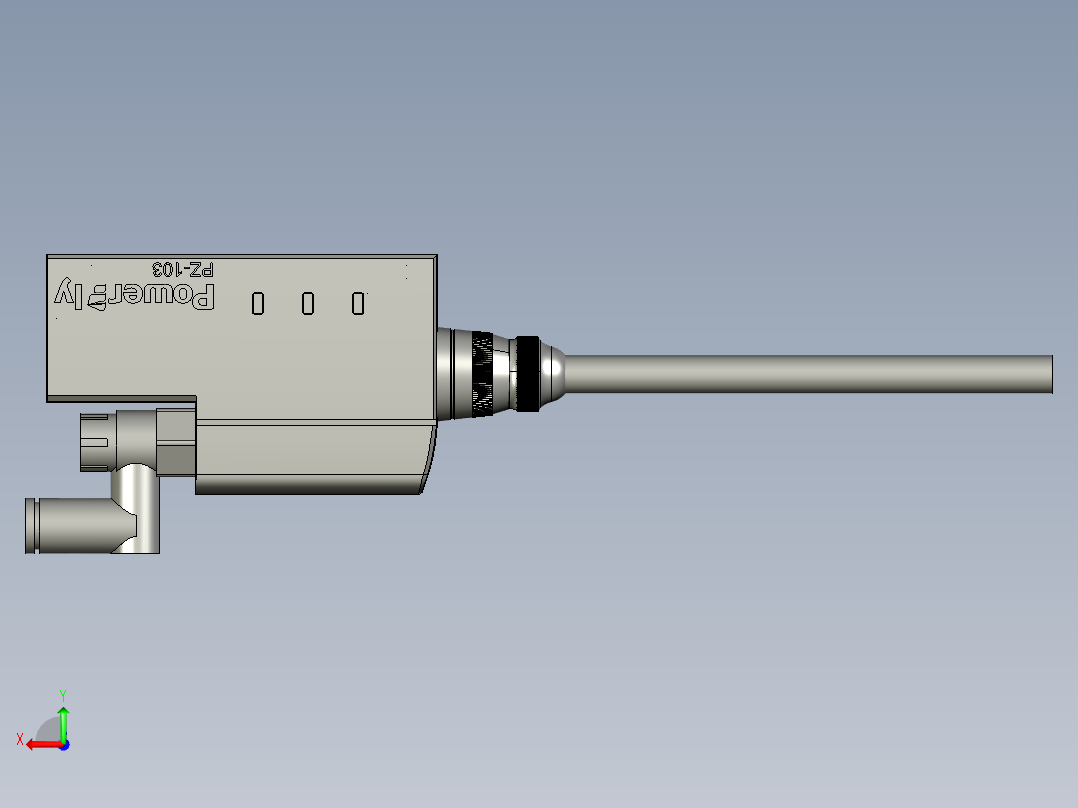 400065628小型喷嘴式静电消除器动力飞扬PZ-103x5后视图