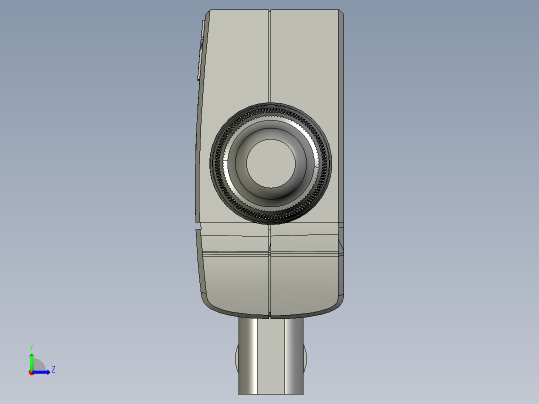 400065628小型喷嘴式静电消除器动力飞扬PZ-103x5左视图