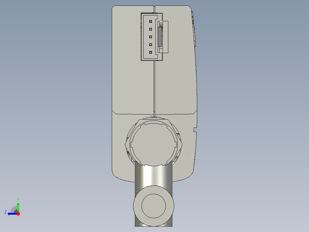 400065628小型喷嘴式静电消除器动力飞扬PZ-103x5右视图