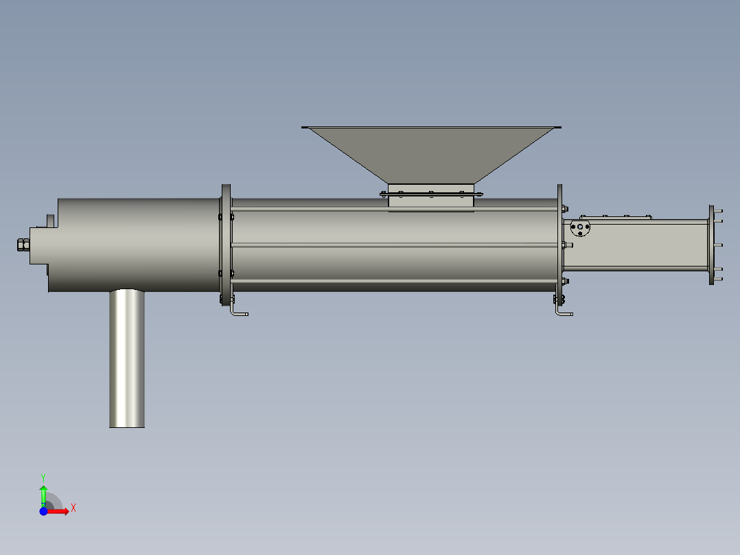 管式过滤机前视图