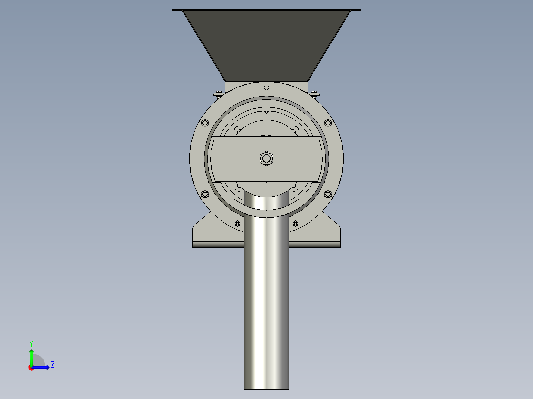 管式过滤机左视图
