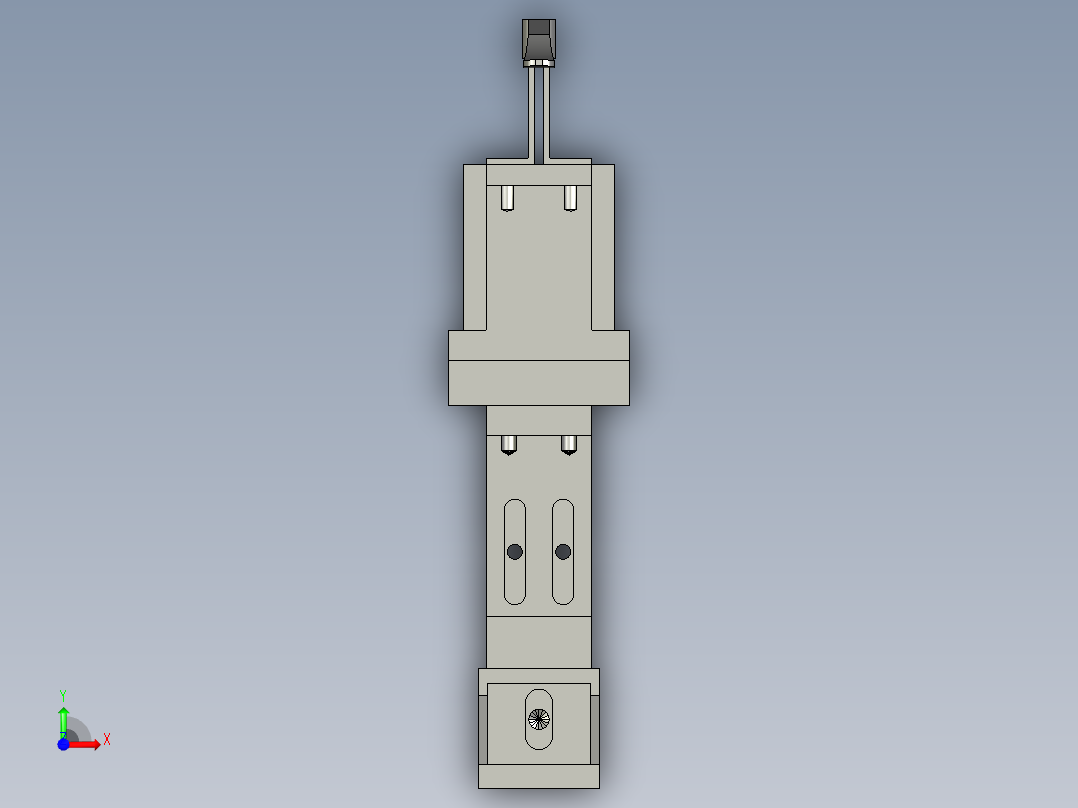 -入料导向模组装前视图