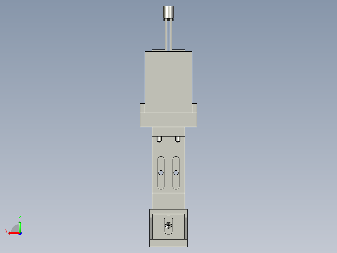 -入料导向模组装后视图