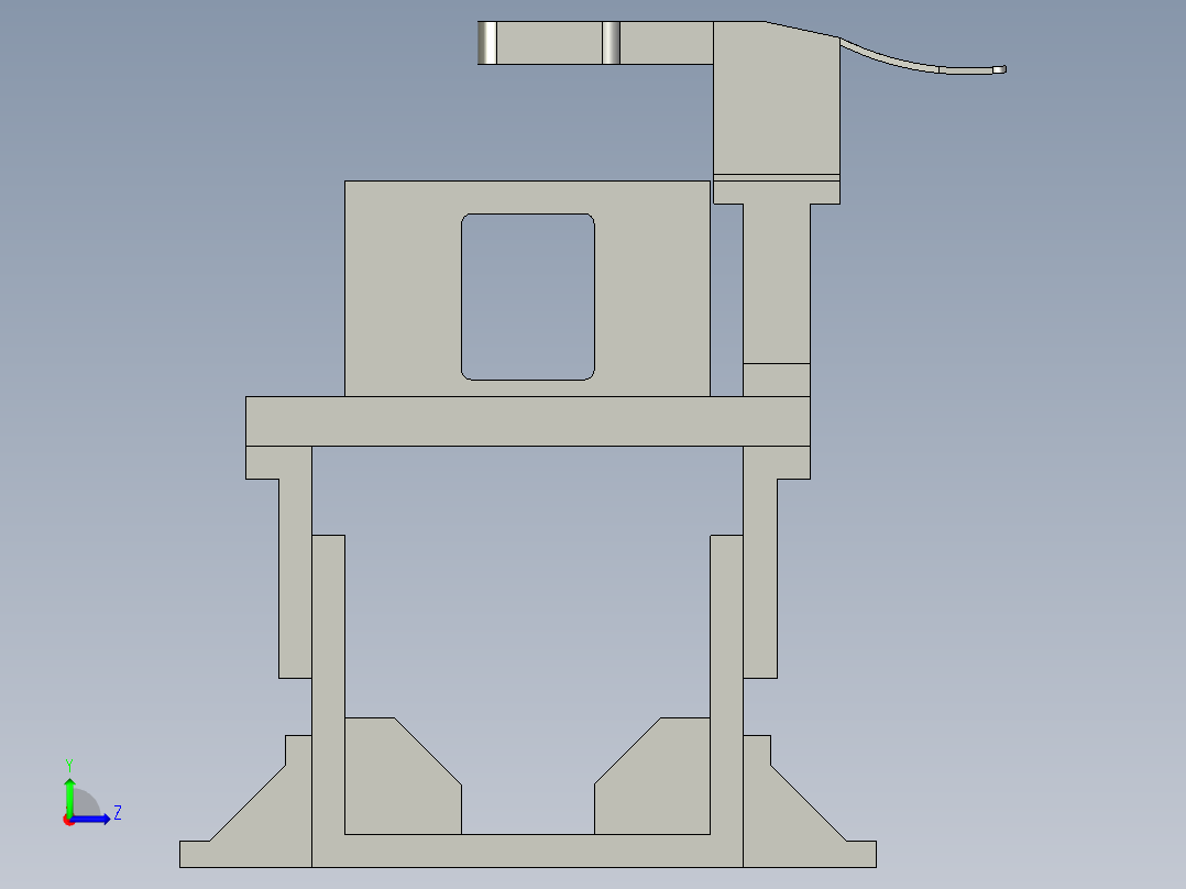 -入料导向模组装左视图