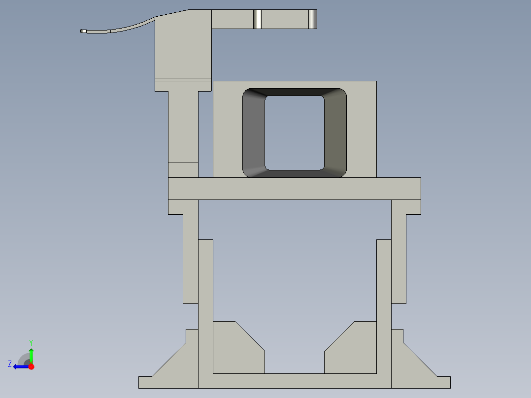 -入料导向模组装右视图