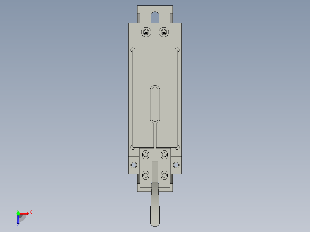 -入料导向模组装俯视图