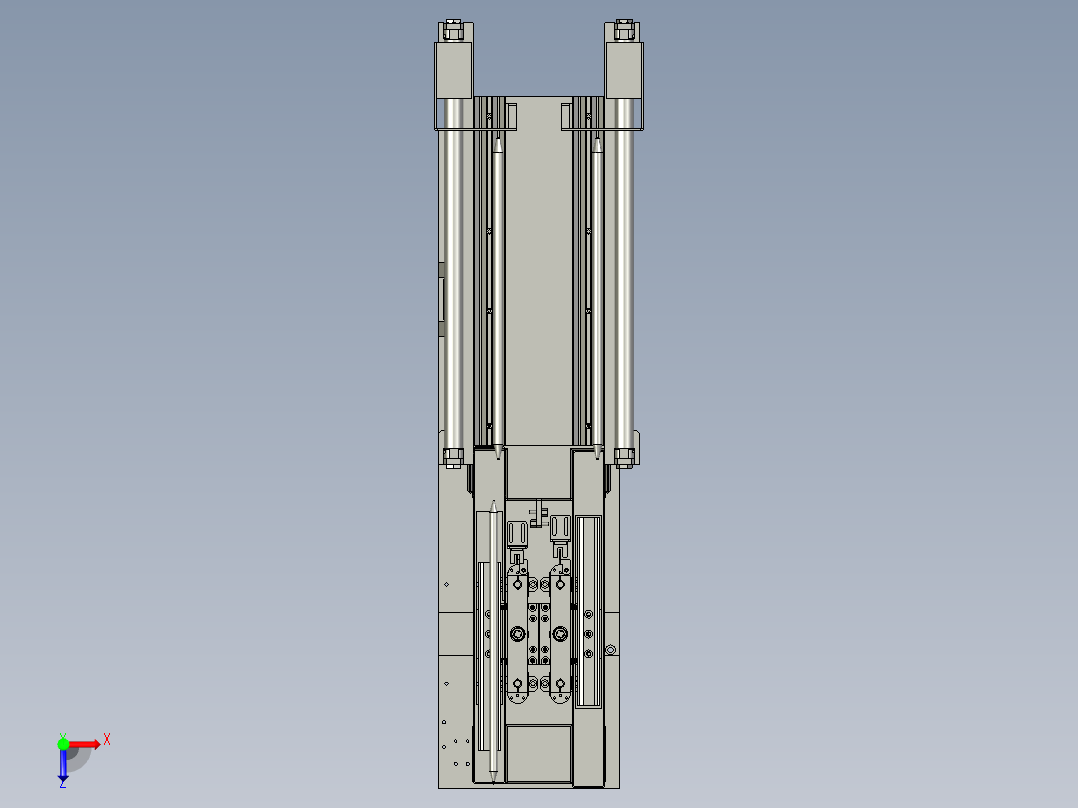 V2-NG物料回收装置A俯视图