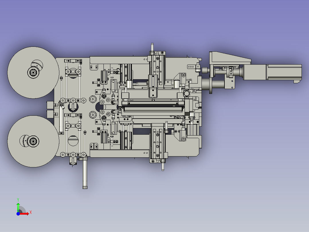YWP200K4-20-00正极尾部贴胶组件前视图