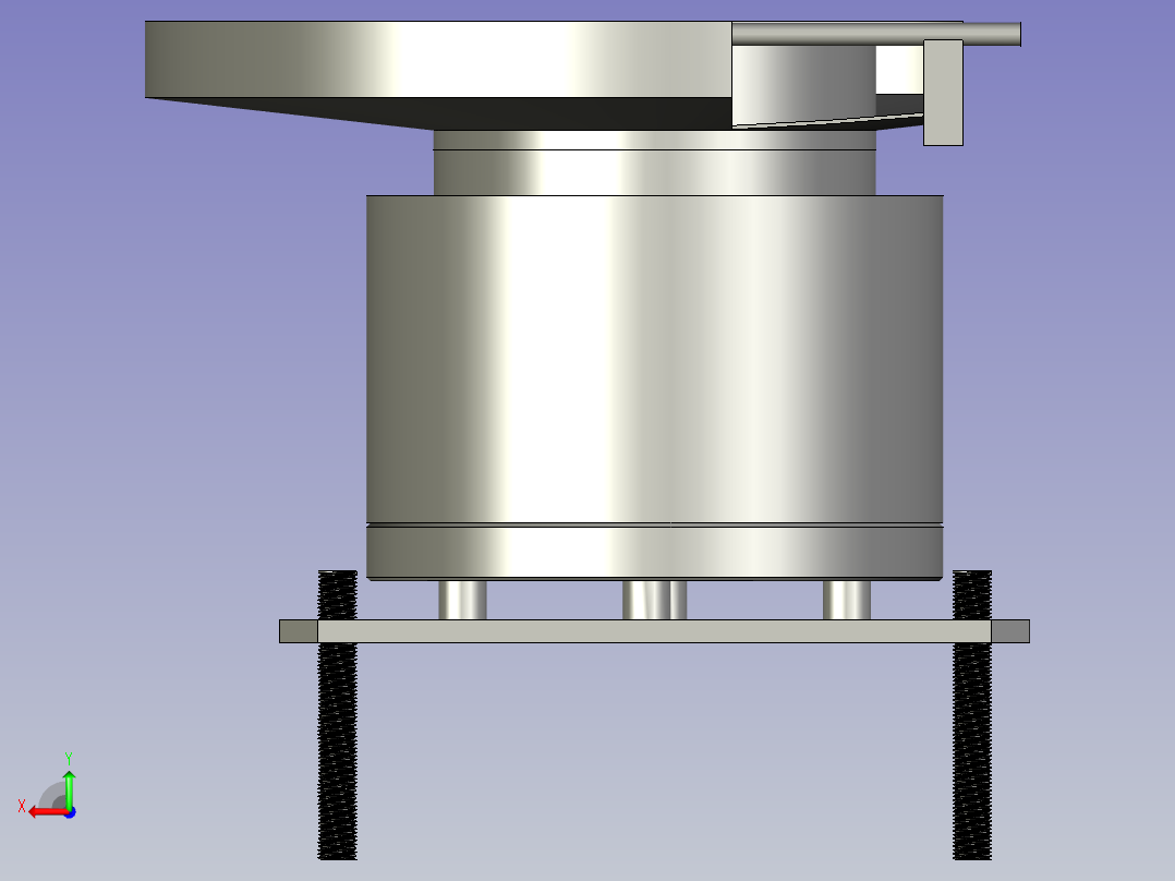 YNJ250筒盘顺时针装配体0后视图
