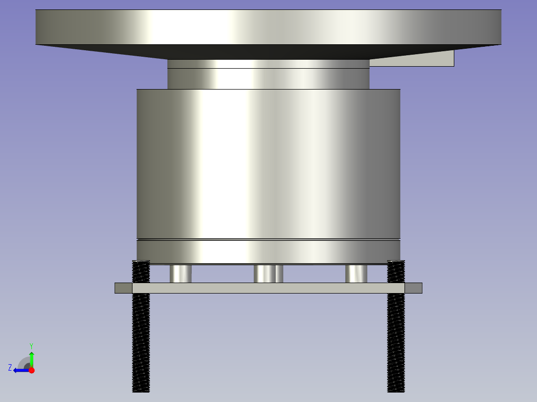 YNJ250筒盘顺时针装配体0右视图