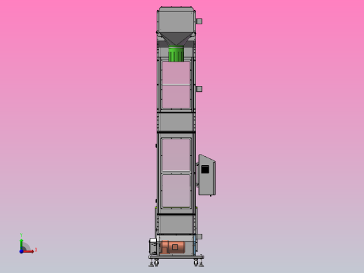 A3 Z型斗式提升机前视缩略图