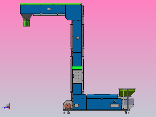 A3 Z型斗式提升机右视缩略图