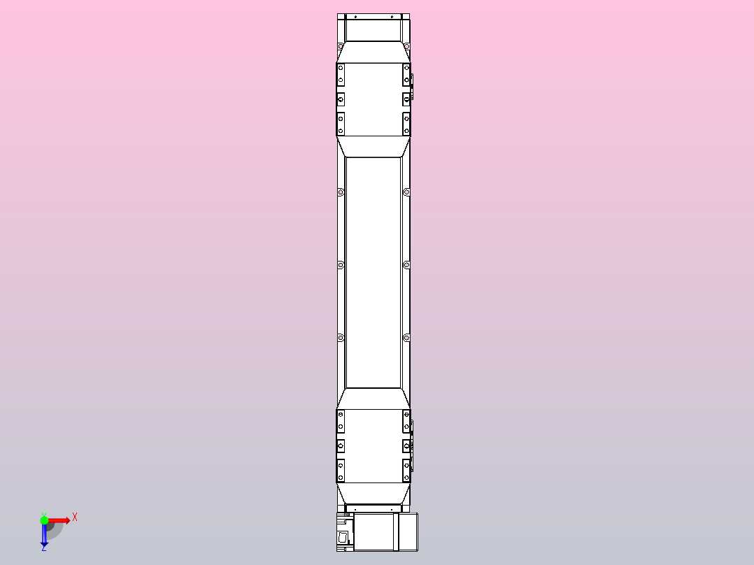 皮带直线轴双滑块型TPA-GCBS-150-P80-L225-RP-M75-N3俯视图