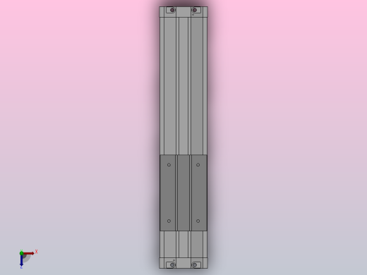 MY3B系列机械接合式无杆气缸（直线导轨型）[MY3B63TN-400]俯视缩略图