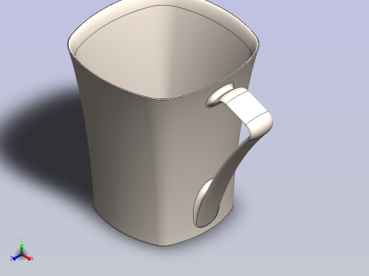 Solidworks陶瓷杯设计