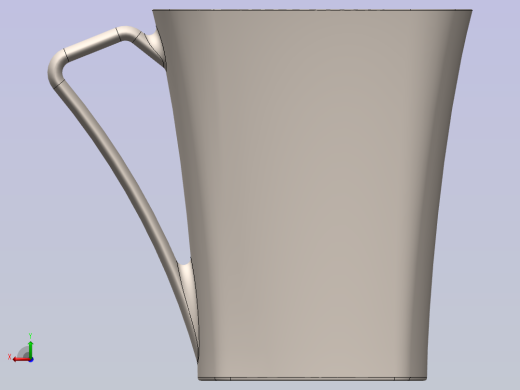 Solidworks陶瓷杯设计后视缩略图