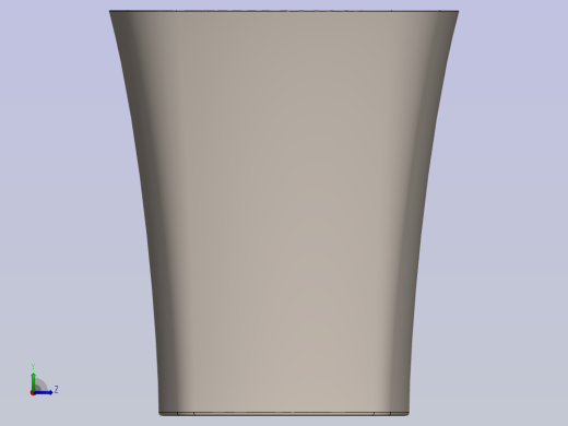 Solidworks陶瓷杯设计左视缩略图