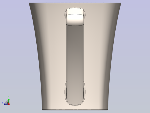Solidworks陶瓷杯设计右视缩略图