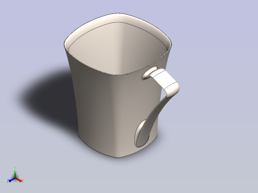 Solidworks陶瓷杯设计正等轴测缩略图