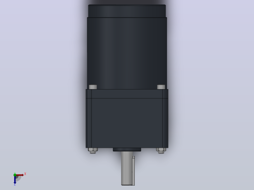 70AC(15W)微型交流（圆轴）组合型电机[70YS15WDV22-70GK6HK]俯视缩略图