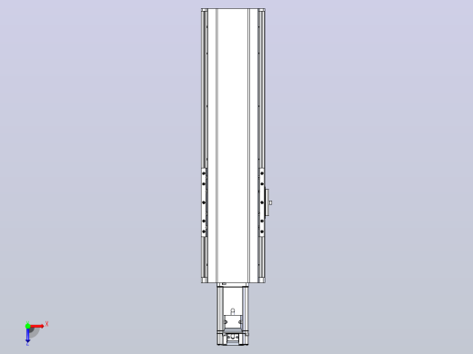 日规模组半封闭丝杆TPA-HNR-120D-1610C-L250-M-Y-P40-N3俯视缩略图