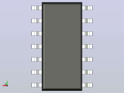 106x SOIC 封装（小外形集成电路）SOIC127P600X175-14AN后视缩略图