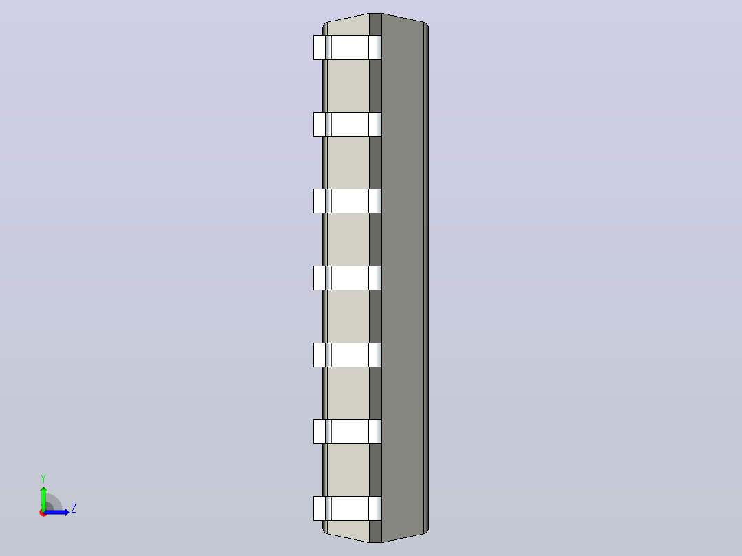 106x SOIC 封装（小外形集成电路）SOIC127P600X175-14AN左视图