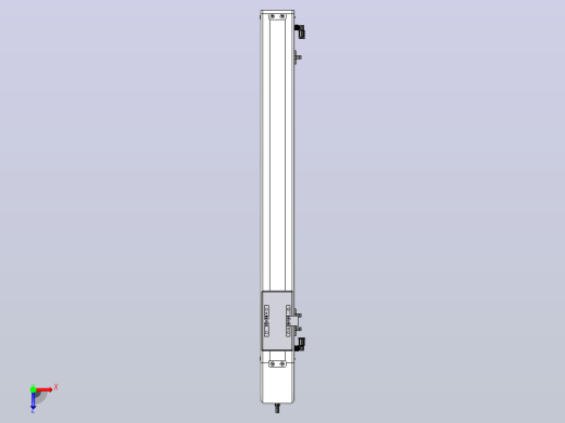 SCM6-500-BM-M10滚珠花健、支撑座、滚珠丝杠、交叉导轨、直线模组俯视缩略图