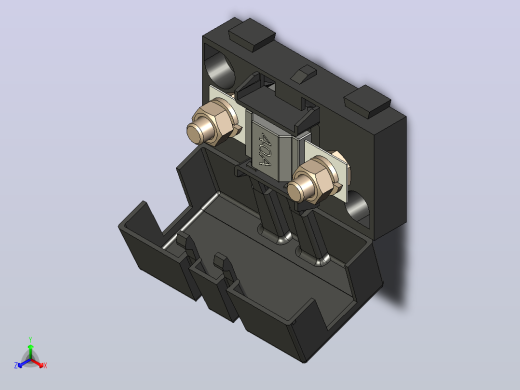 接线端子fuseholder-midi-with-40a-fuse-1 2 STP正等轴测缩略图