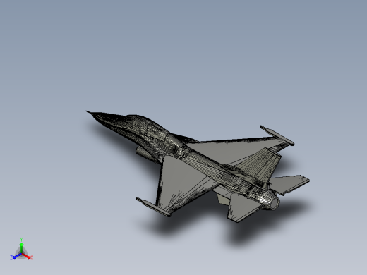 f16-falcon飞机主视缩略图