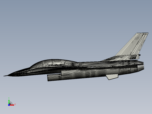 f16-falcon飞机前视缩略图