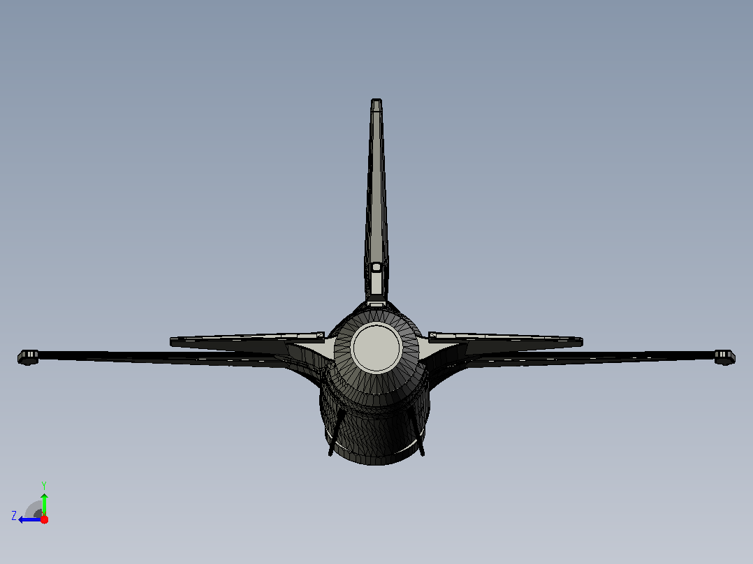 f16-falcon飞机右视图