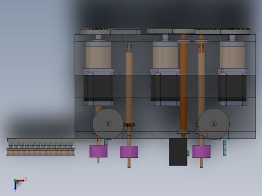 剥线机3D模型俯视缩略图