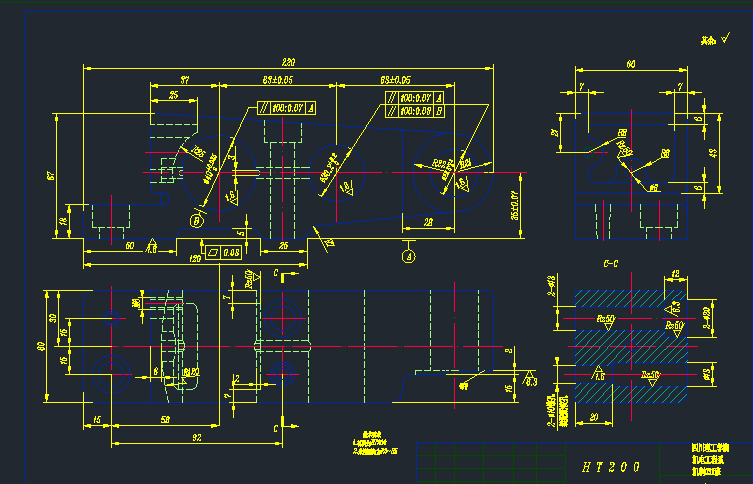 后托架零件工艺及加工Φ40、Φ30.2、Φ25.5孔夹具设计