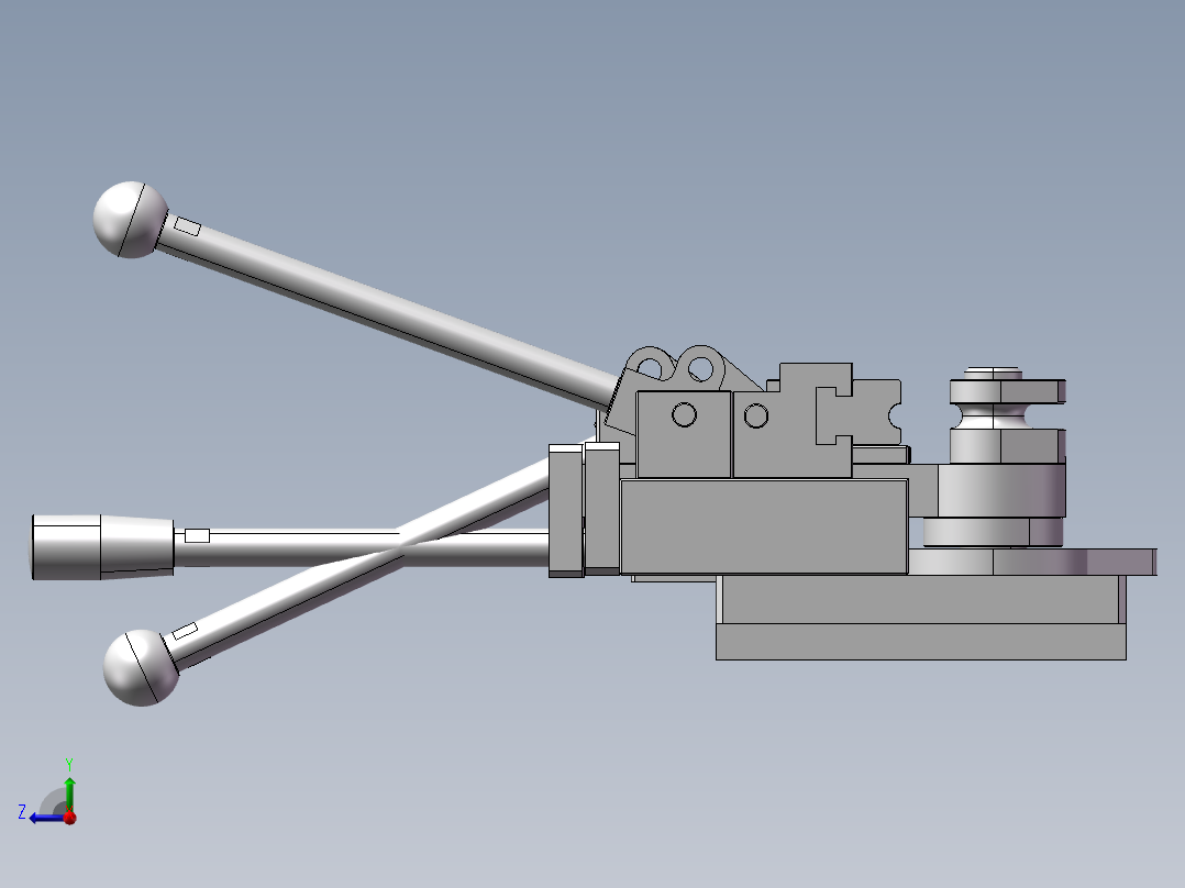 B7_手动弯管机右视图