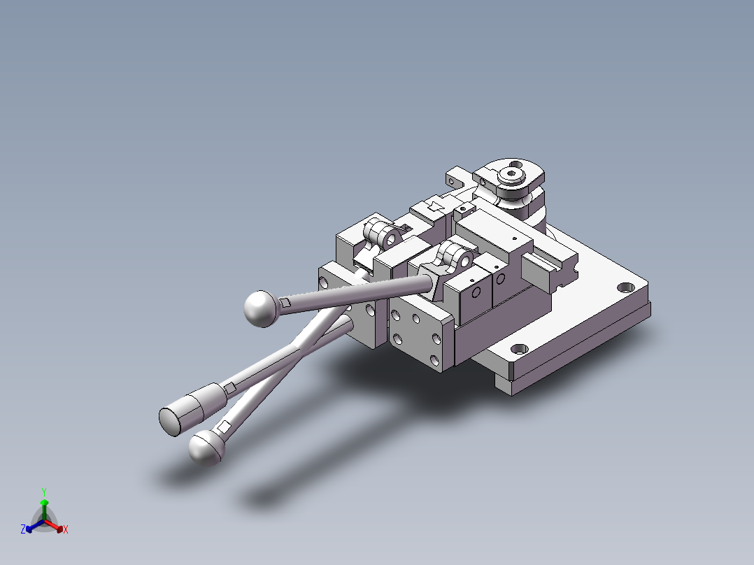 B7_手动弯管机正等轴测图