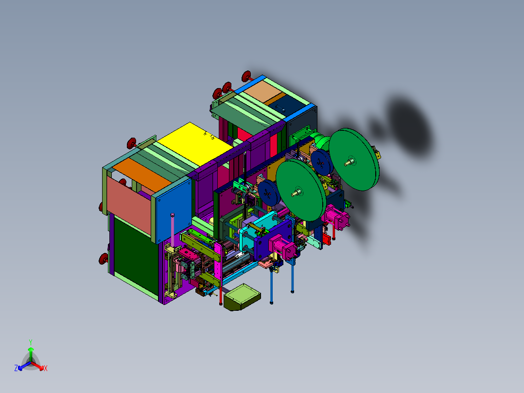 电器触点触片冲裁插装线