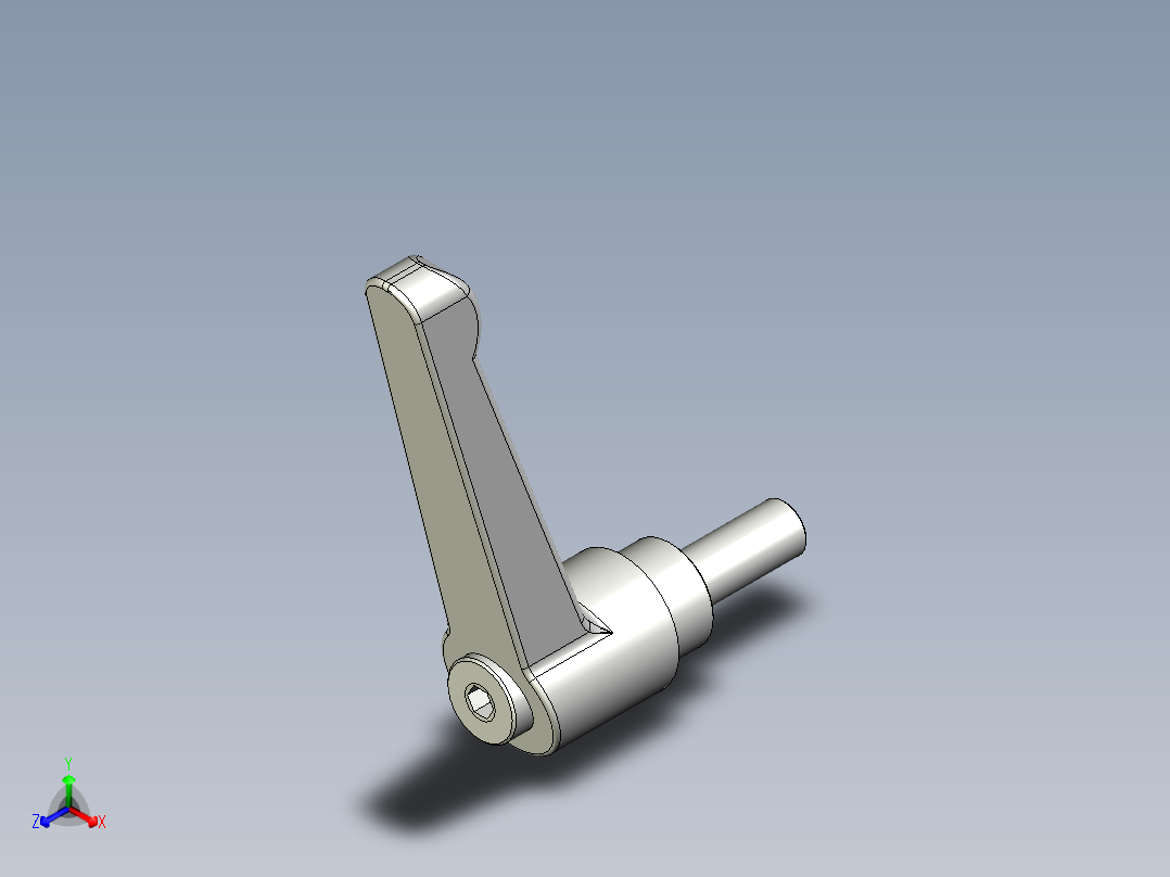 調整式把手(鋅合金B)1059-3D多系列多零件图纸模型主视图