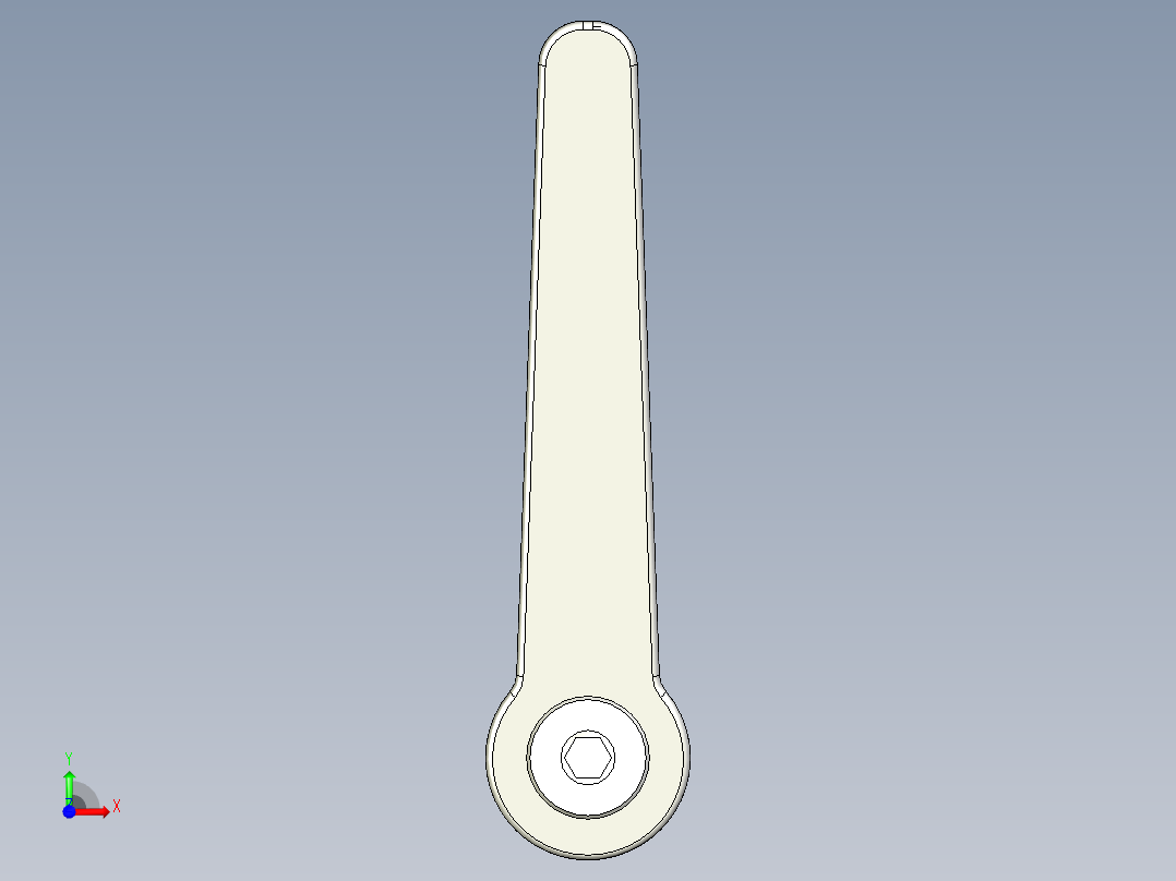 調整式把手(鋅合金B)1059-3D多系列多零件图纸模型前视图