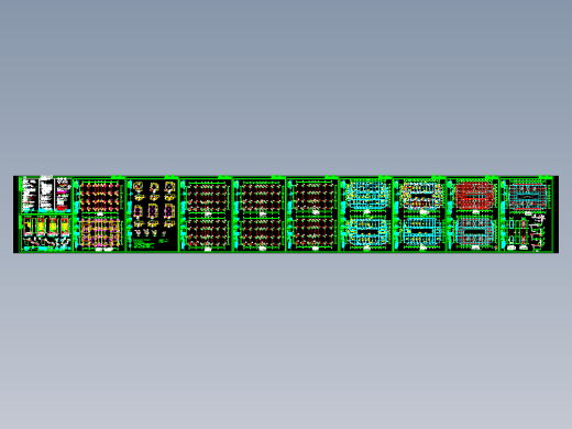 5387平方米六层框架员工宿舍楼（工程量计算书、清单、CAD图19张）