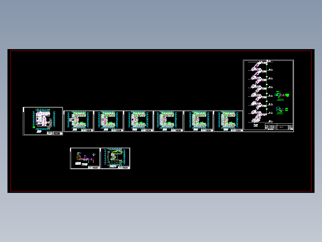 杭州某宾馆空调图纸