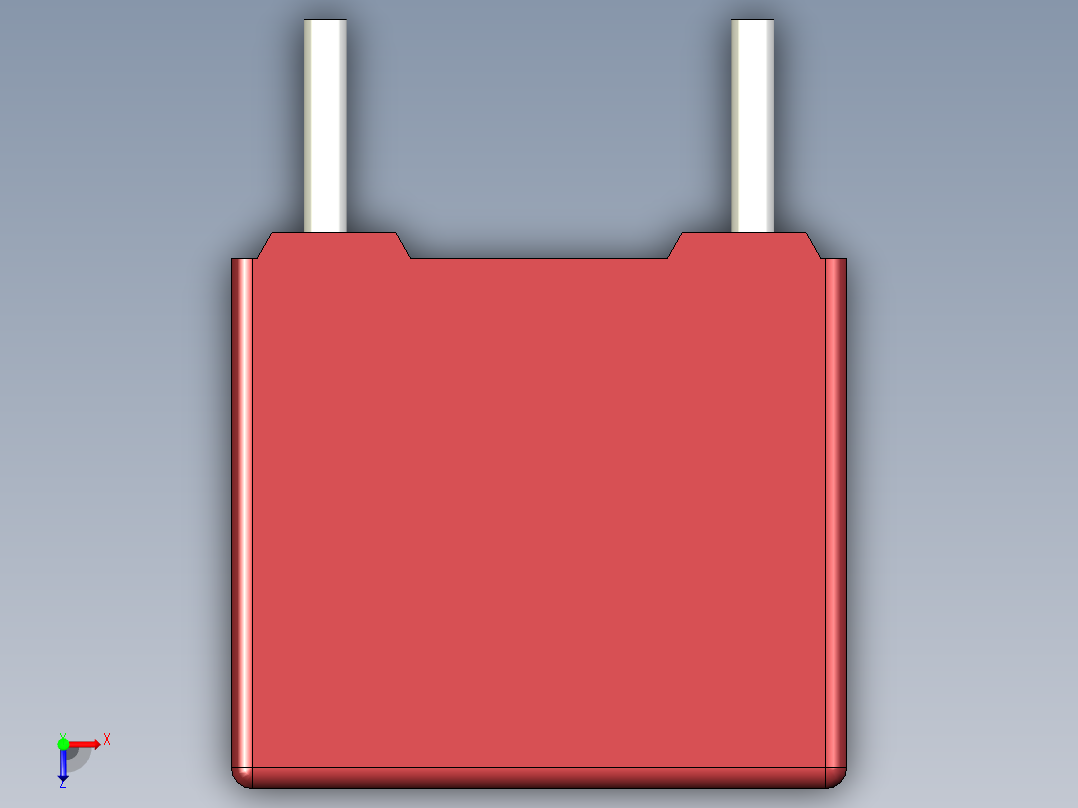 无源元件封装-CAP_BOX_7.2x2.5x6.5_RD俯视图