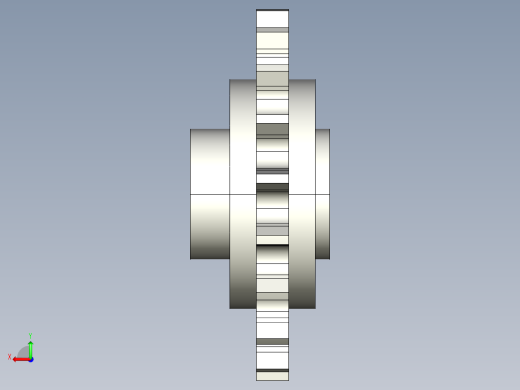 鏈輪惰輪(工程塑膠製)BIS-3D多系列多零件图纸模型后视缩略图