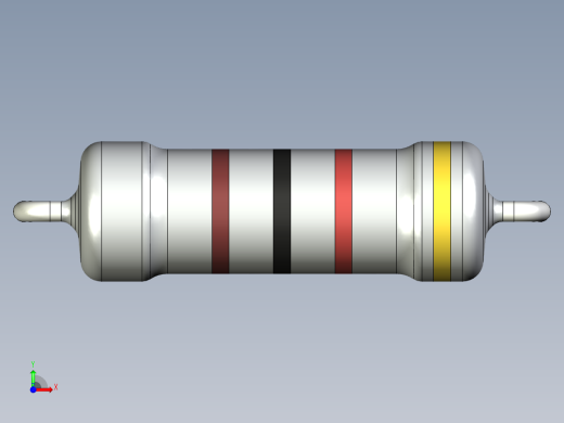 无源元件封装-RES-2W-HH-MO前视缩略图