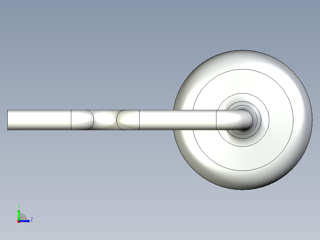 无源元件封装-RES-2W-HH-MO左视图
