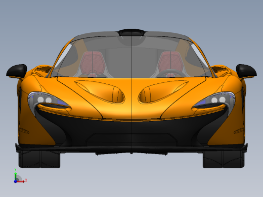 迈凯伦 mclaren p1 SW STP前视缩略图
