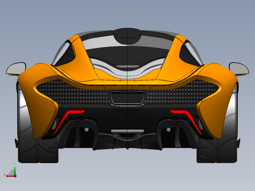 迈凯伦 mclaren p1 SW STP后视缩略图